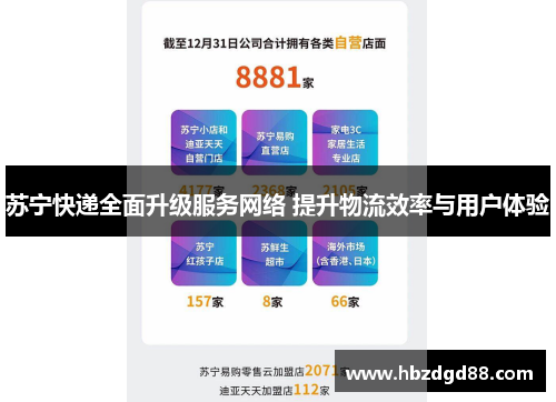 苏宁快递全面升级服务网络 提升物流效率与用户体验